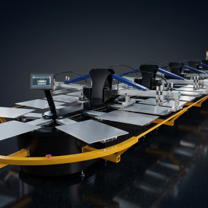 H9 Series — Full-Servo Oval Screen Printing Machine (Entry)