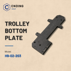 Trolley bottom plate