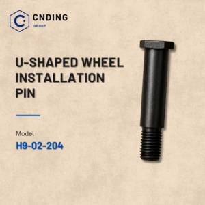 U-shaped wheel installation pin