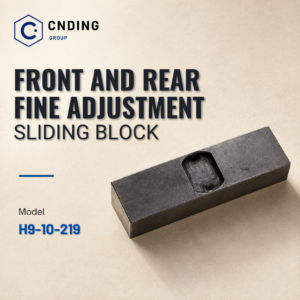 Front and rear fine adjustment sliding block