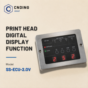 Print head digital display function