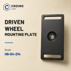 Driven wheel mounting plate
